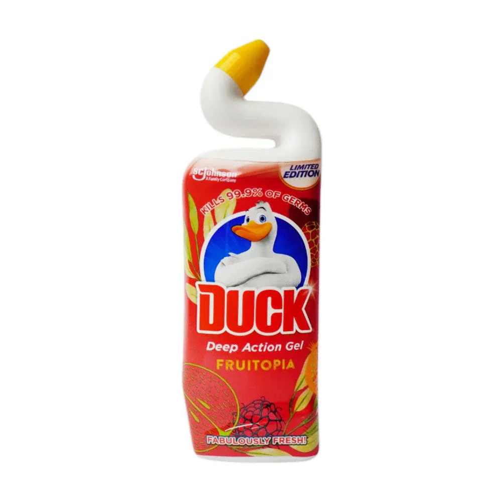 DUCK TOILET CLEANER DEEP ACTION GEL FRUITOPIA 750 ML