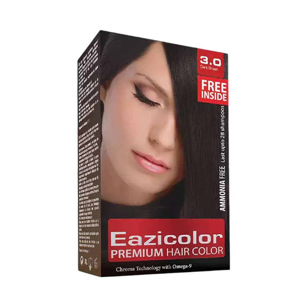 EAZICOLOR PREMIUM KIT FOR WOMEN 3.0 DARK BROWN