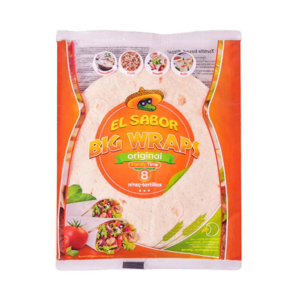 EL SABOR WRAPS BREAD ORIGINAL 8 PC 320 GM