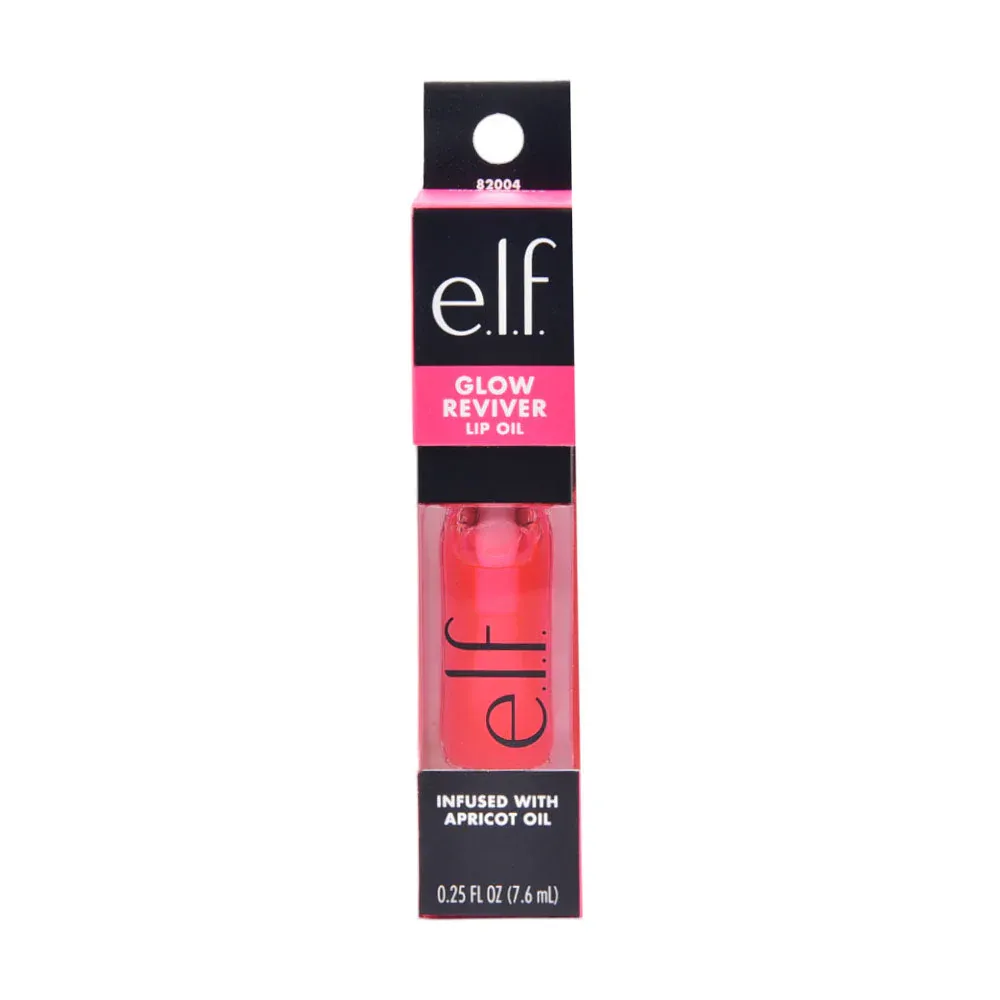 ELF GLOW REVIVER LIP OIL ROSY PINK QUARTZ 7.6ML
