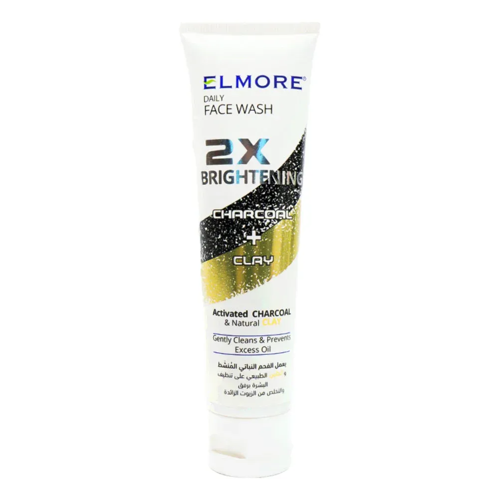 ELMORE CHARCOAL + CLAY DAILY FACE WASH 100 ML