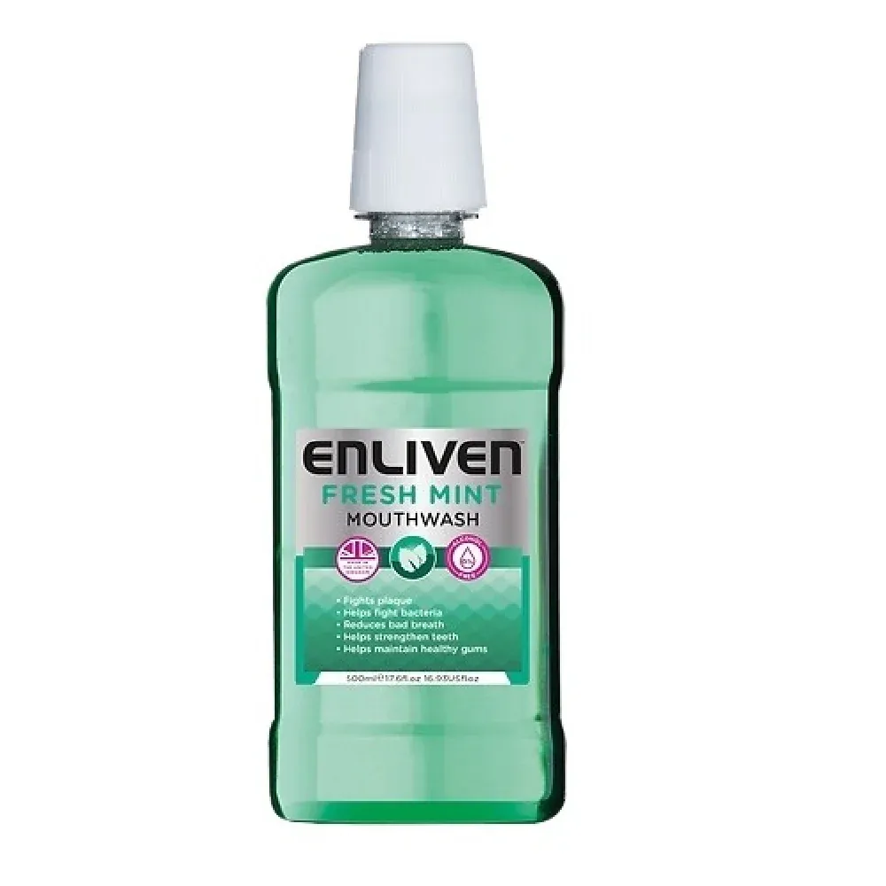 ENLIVEN MOUTH WASH FRESH MINT 500 ML