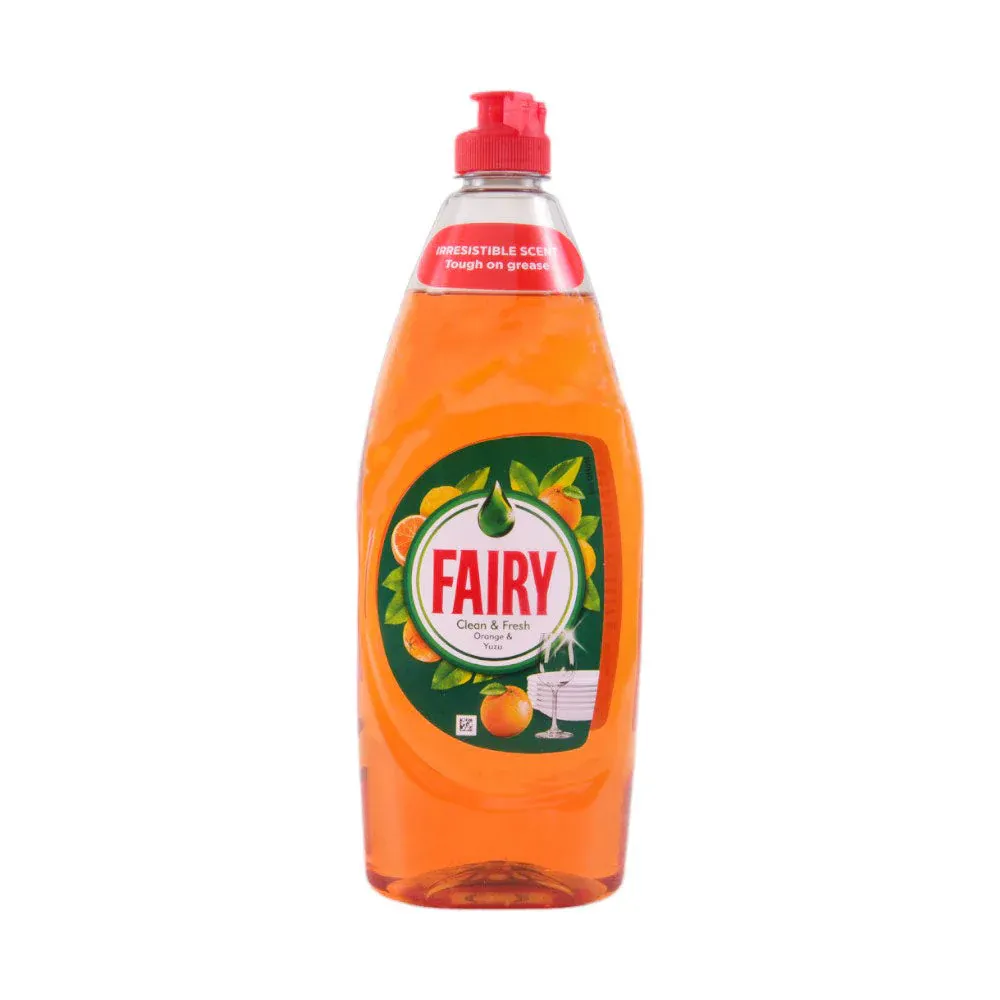 FAIRY DISHWASHER LIQUID CLEAN & FRESH ORANGE & YUZU 654 ML