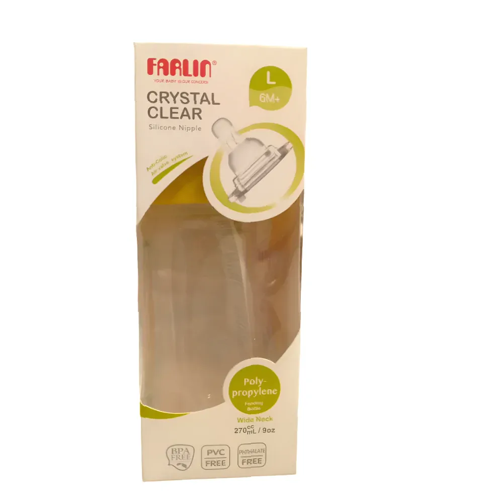 FARLIN BABY FEEDING BOTTLE MOMFIT 3M+270 ML AB-42011-B