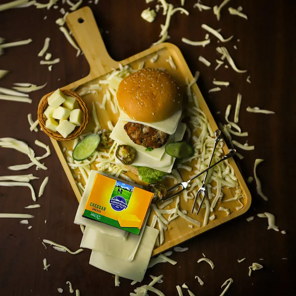 FF CHEDDAR CHEESE BLOCK 200GM