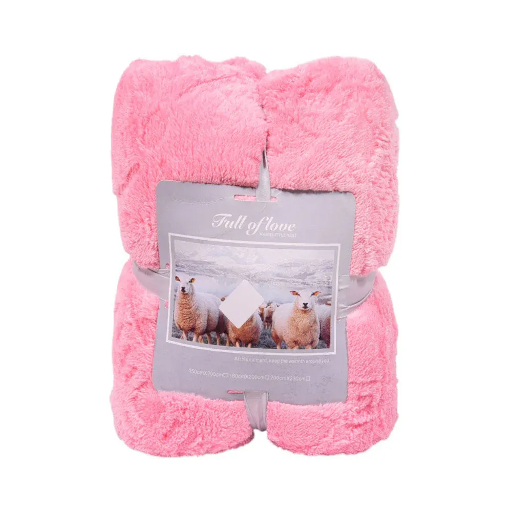 FLEECE BLANKET IR PINK 62301-3
