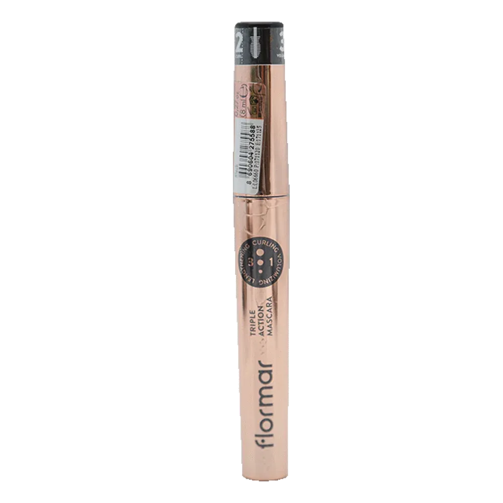 FLORMAR TRIPPLE ACTION MASCARA PC