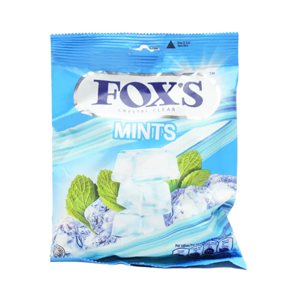 FOXS CANDY MINTS CRYSTAL CLEAR MINT 90 GM