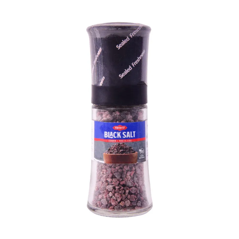 FRESH ST BLACK SALT COARSE 90GM