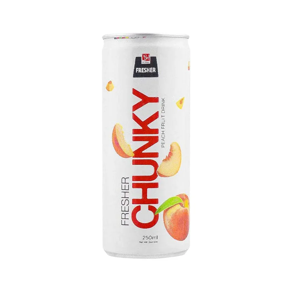 FRESHER CHUNKY CAN JUICE PEACH 250ML