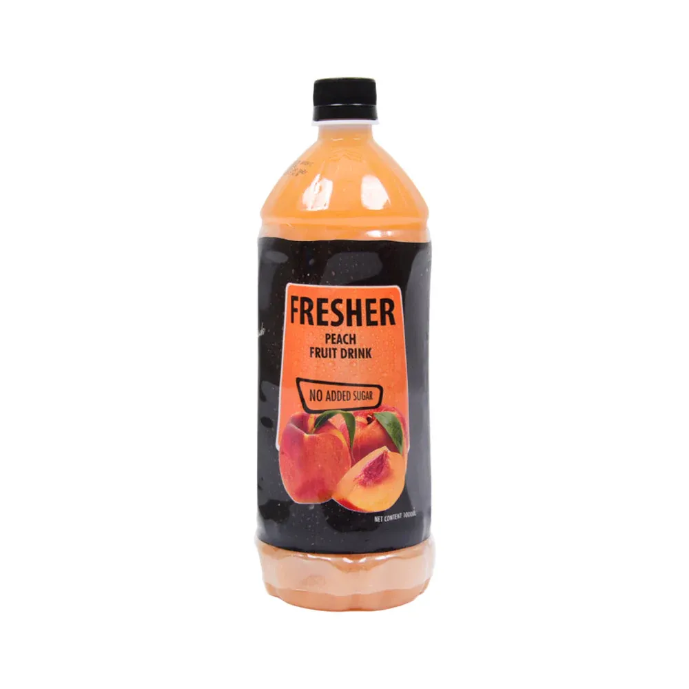 FRESHER NO ADDED SUGAR PEACH JUICE 1000ML