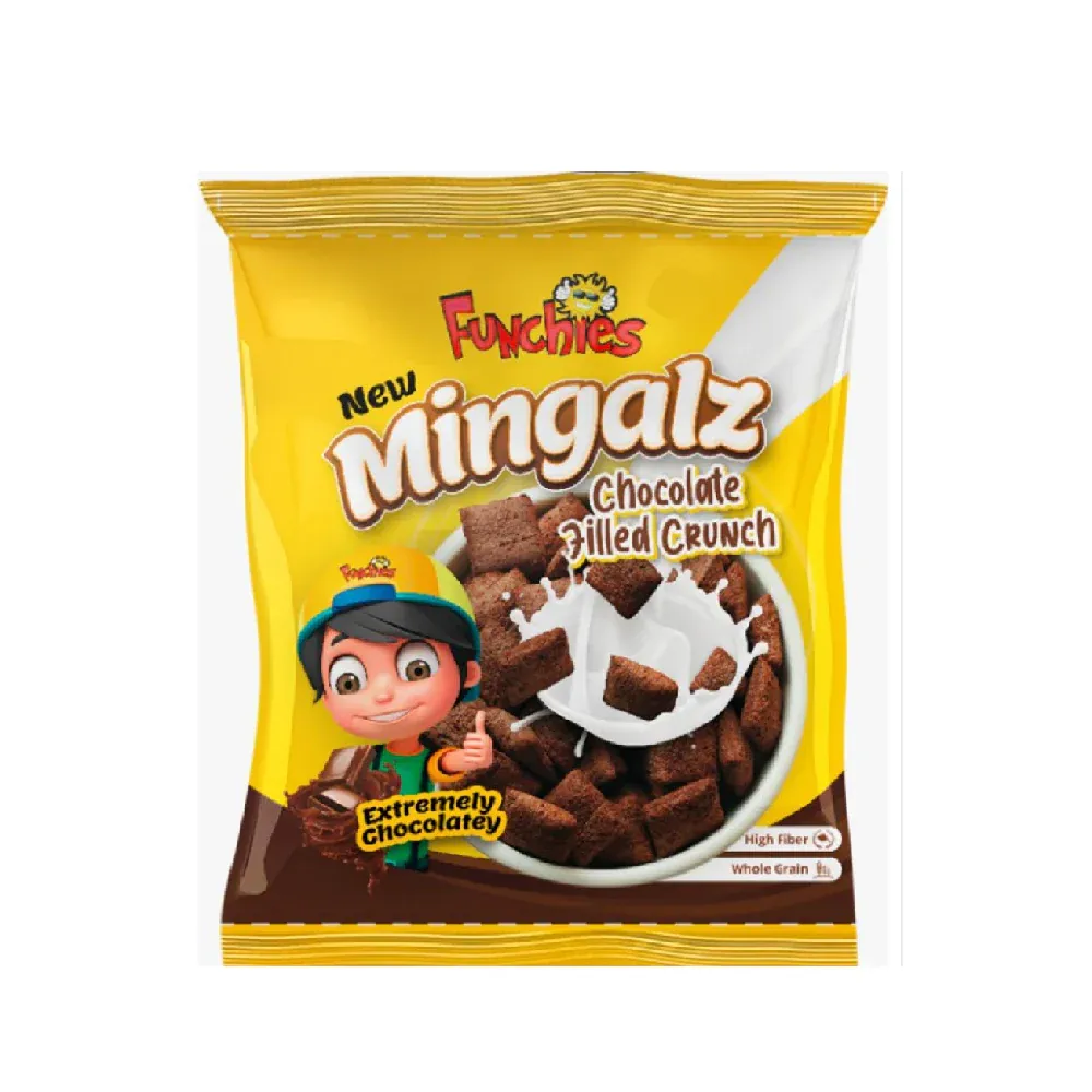 FUNCHIES MINGALZ MINGALZ CHOCOLATE FILLED CRUNCH 20GM