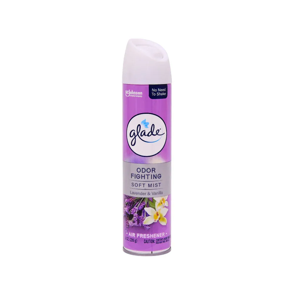 GLADE AIR FRESHENER SOFT MIST LAVENDER & VANILLA 226 GM