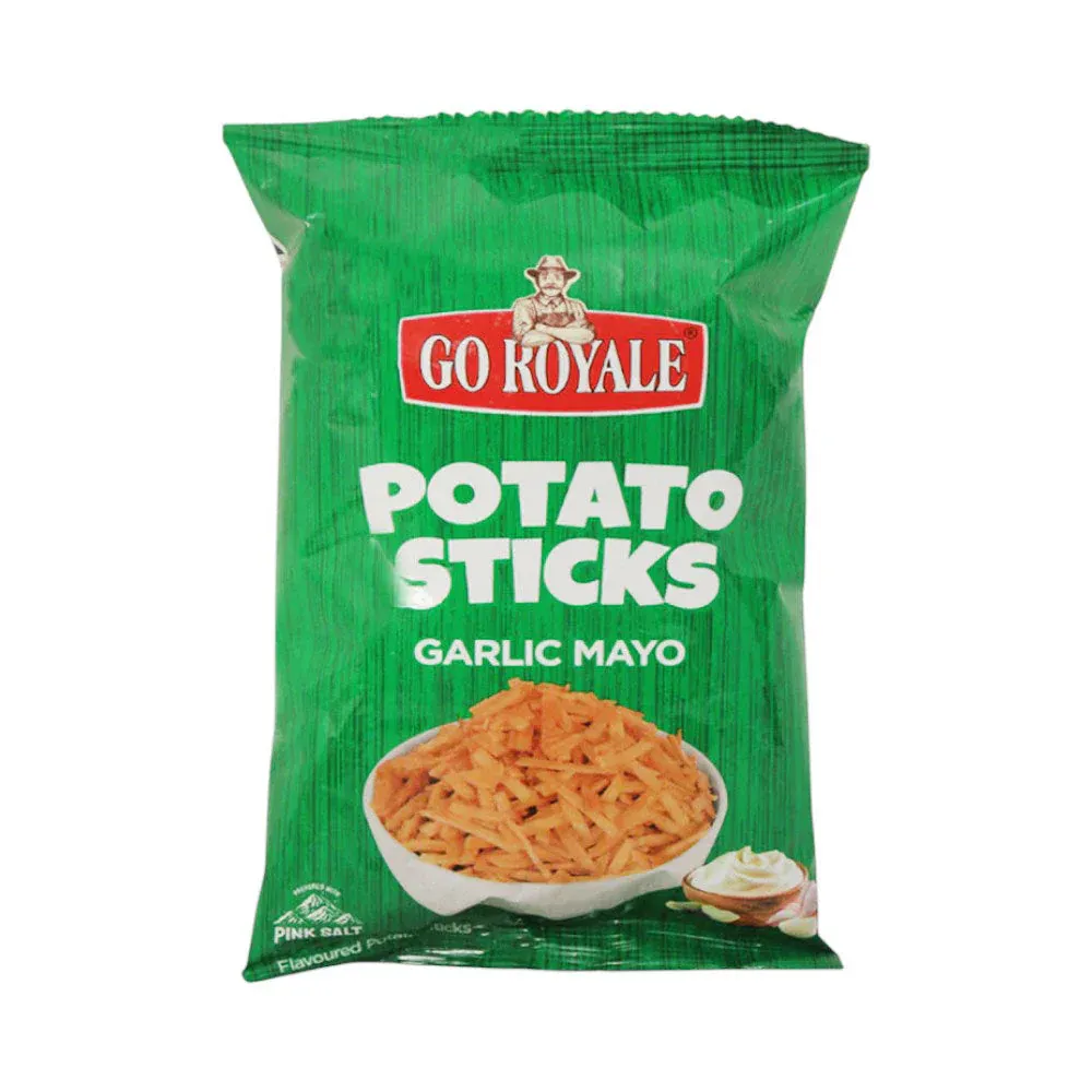 GO ROYALE POTATO STICKS GARLIC MAYO 28 GM