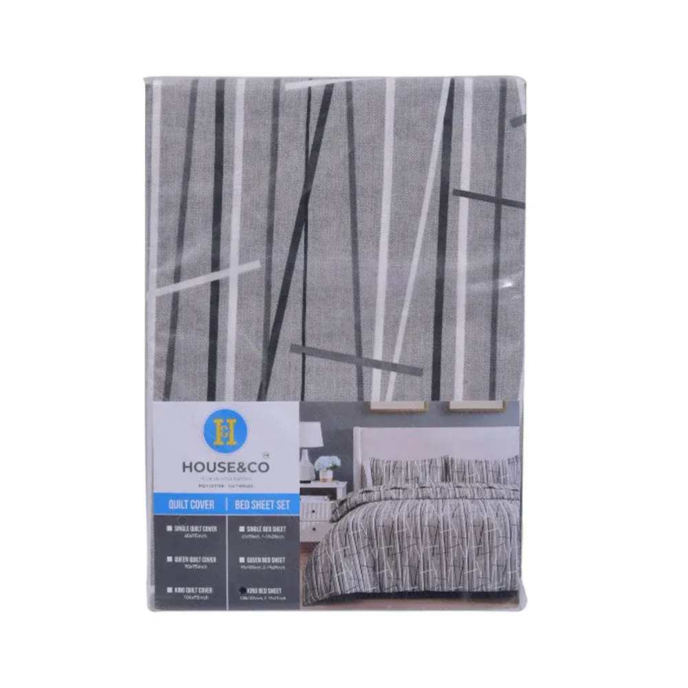 H&C BED SHEET KING LEAF MAIN VERSION T-144