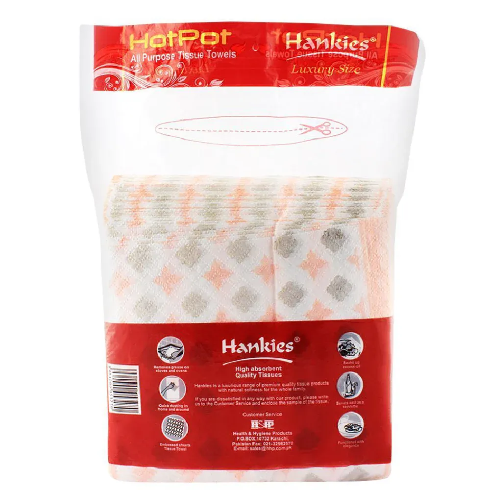 HANKIES HOT POT TISSUE LUXURY SIZE PC