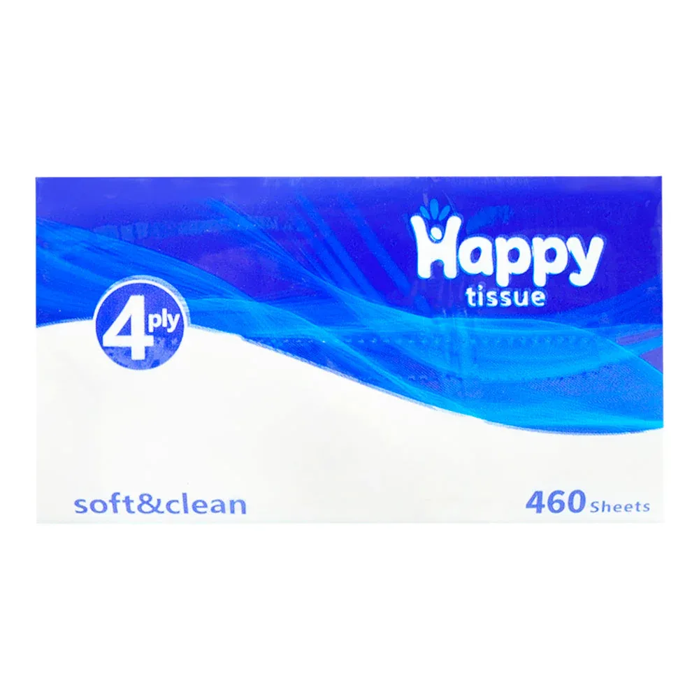 HAPPY TISSUE SOFT & CLEAN 4PLY 460 SHEETS