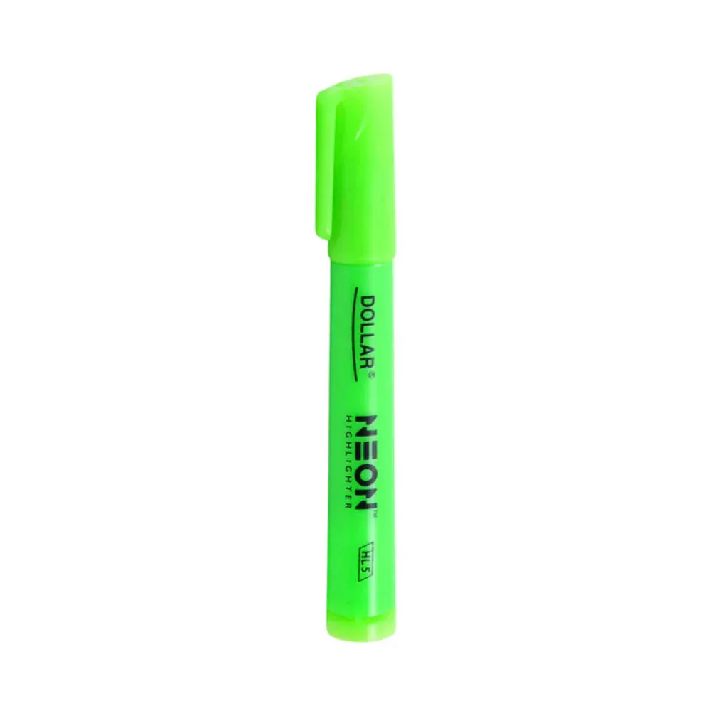 HL-5 DOLLER NOEN HIGHLIGHTER ROUND GREEN 1PC