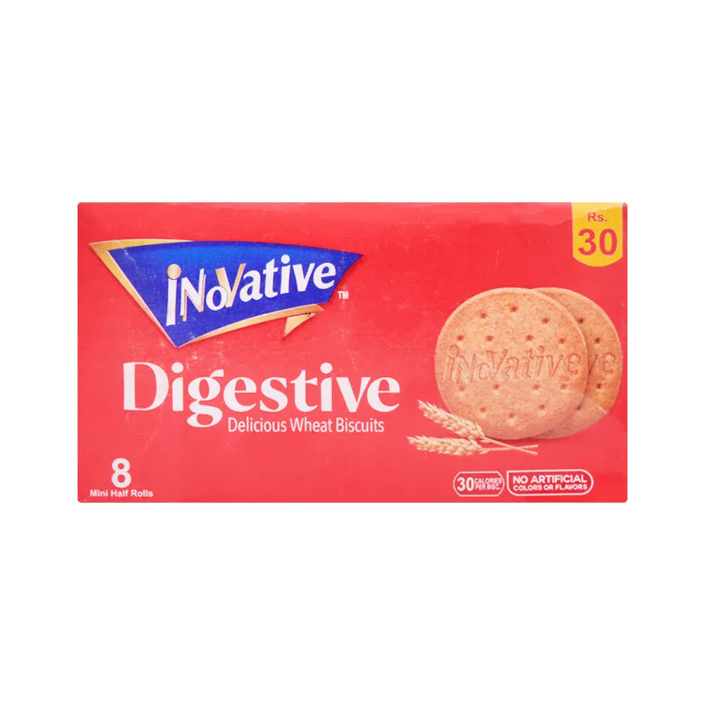 INOVATIVE DIGESTIVE WHEAT BISCUIT SP 54 GM 8PC BOX