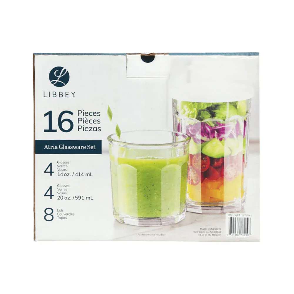 JAR SET 16PC LIBBEY 1873641