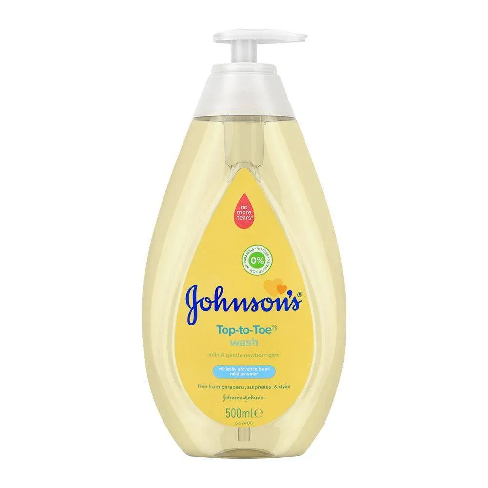 JOHNSONS BABY BODY WASH TOP-TO-TOE 500 ML
