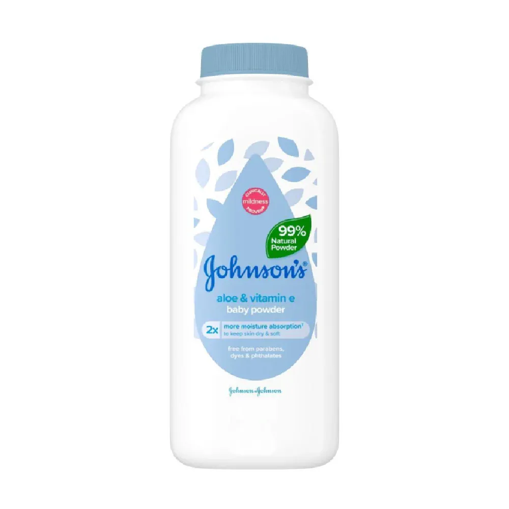 JOHNSONS BABY POWDER SMOOTHING ALOE AND VITAMIN E 425 GM