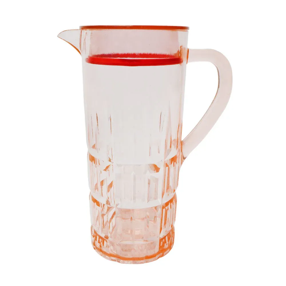 JUG ACRYLIC SPEARHEAD CUT AC112-02 PINK