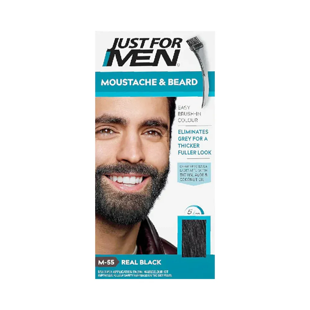 JUST FOR MEN BEARD COLOR GEL REAL BLACK M55 PC