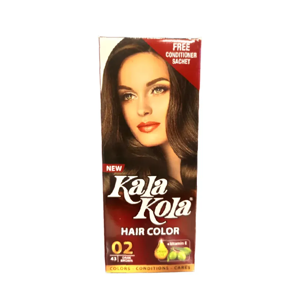 KALA KOLA HAIR COLOR 43 DARK BROWN PC