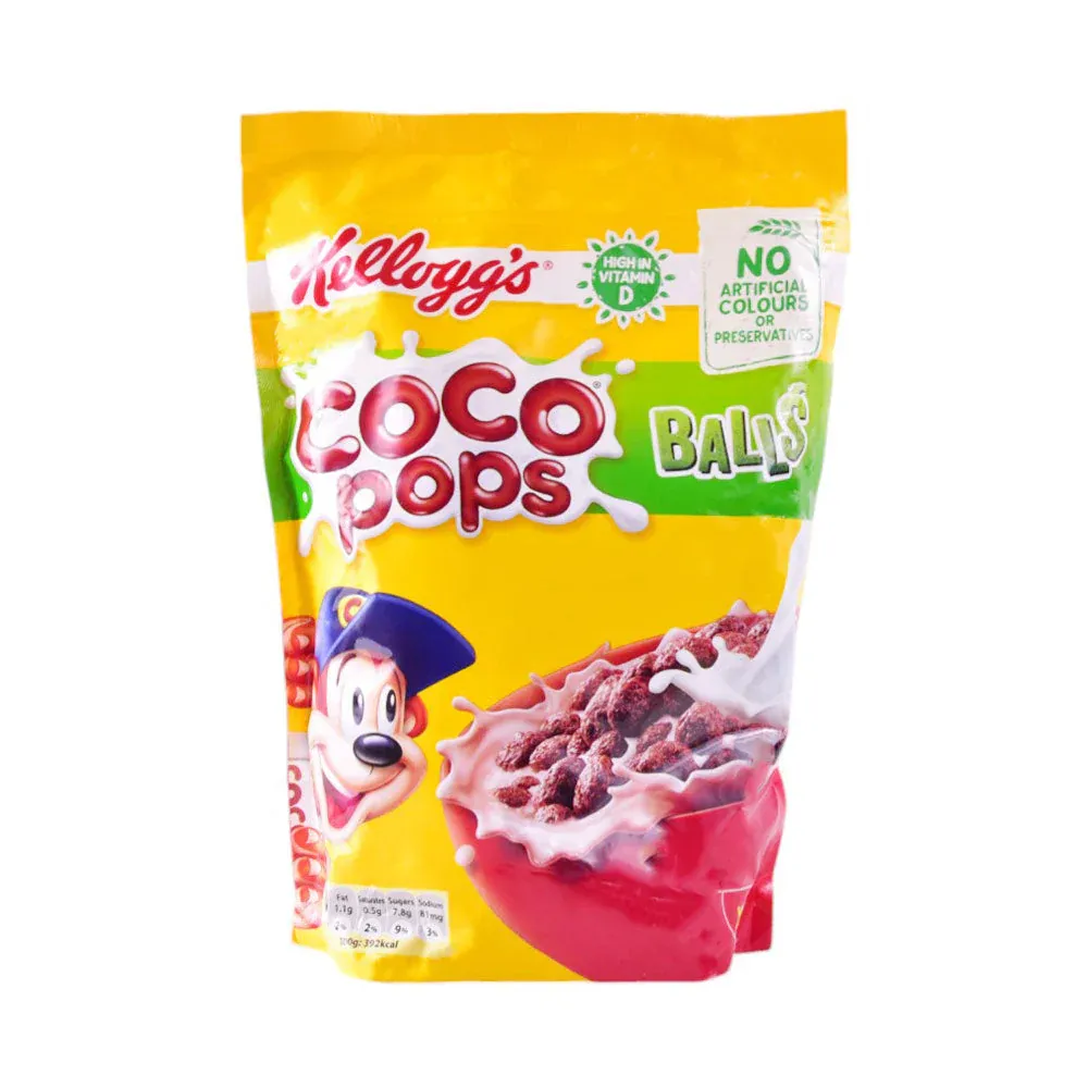 KELLOGGS CEREAL COCO POPS BALLS POUCH 360 GM