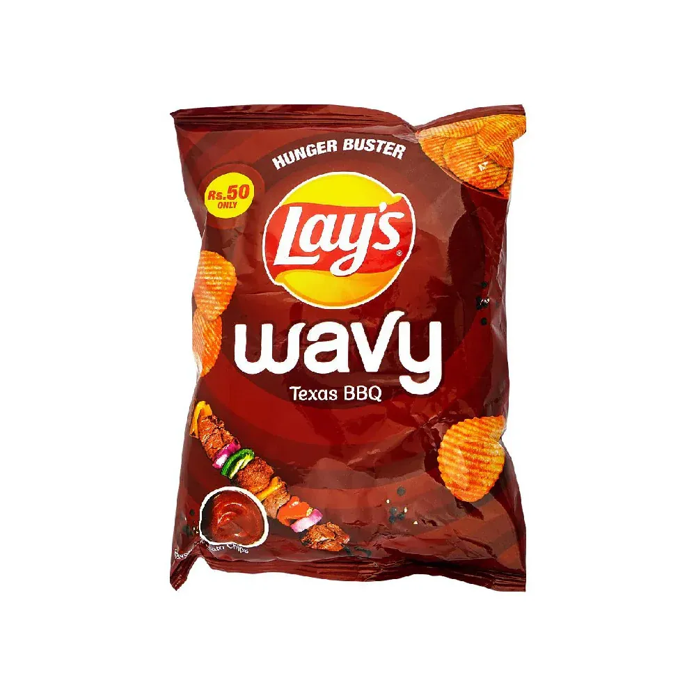 LAYS WAVY BBQ CHIPS 30 GM