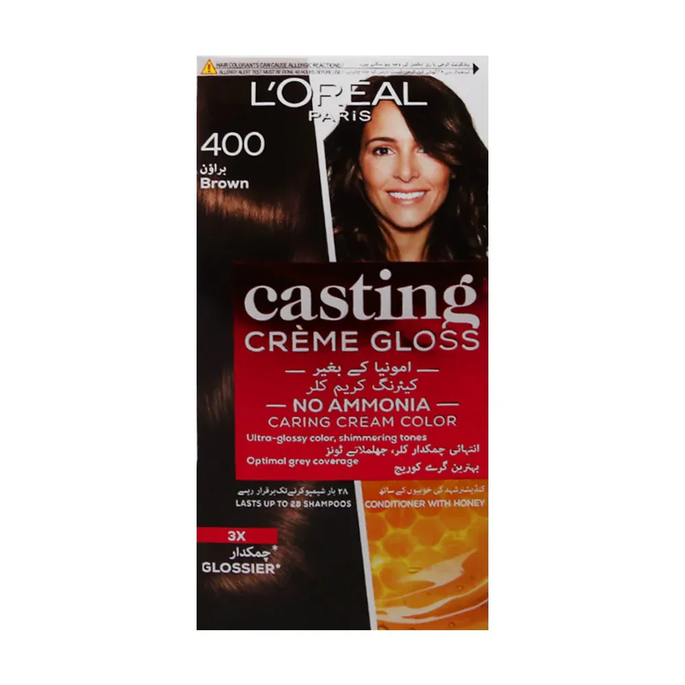 LOREAL CASTING 400 BROWN - PAK