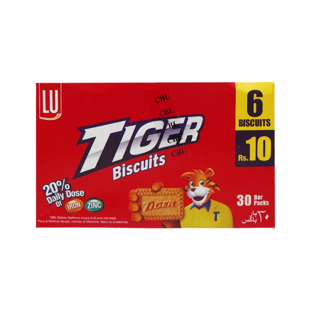 LU TIGER ENERGY BISCUIT 18.6 GM B/P BOX 30PC