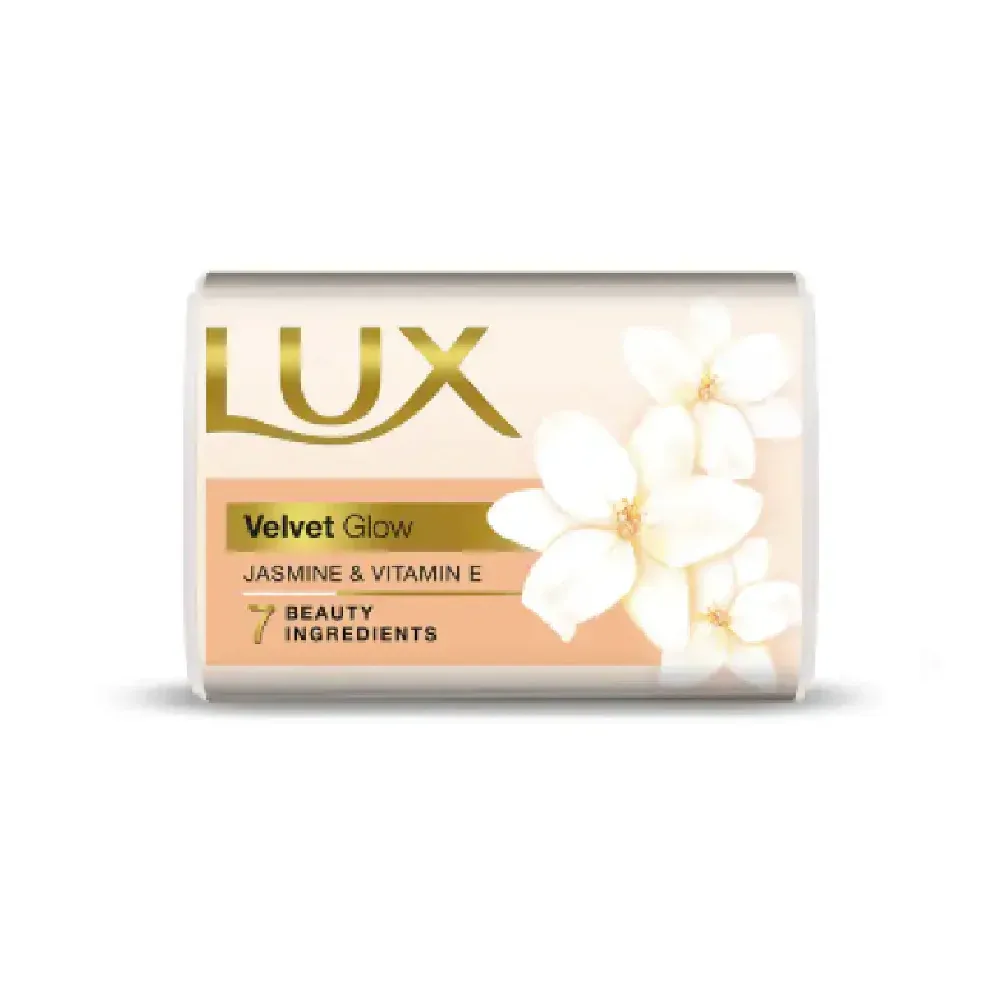 LUX SOAP VELVET GLOW JASMINE VITAMIN C GLYCERIN 128 GM