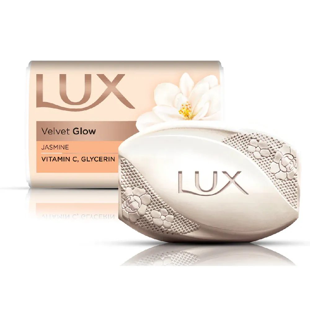 LUX SOAP VELVET GLOW JASMINE VITAMIN C GLYCERIN 98 GM