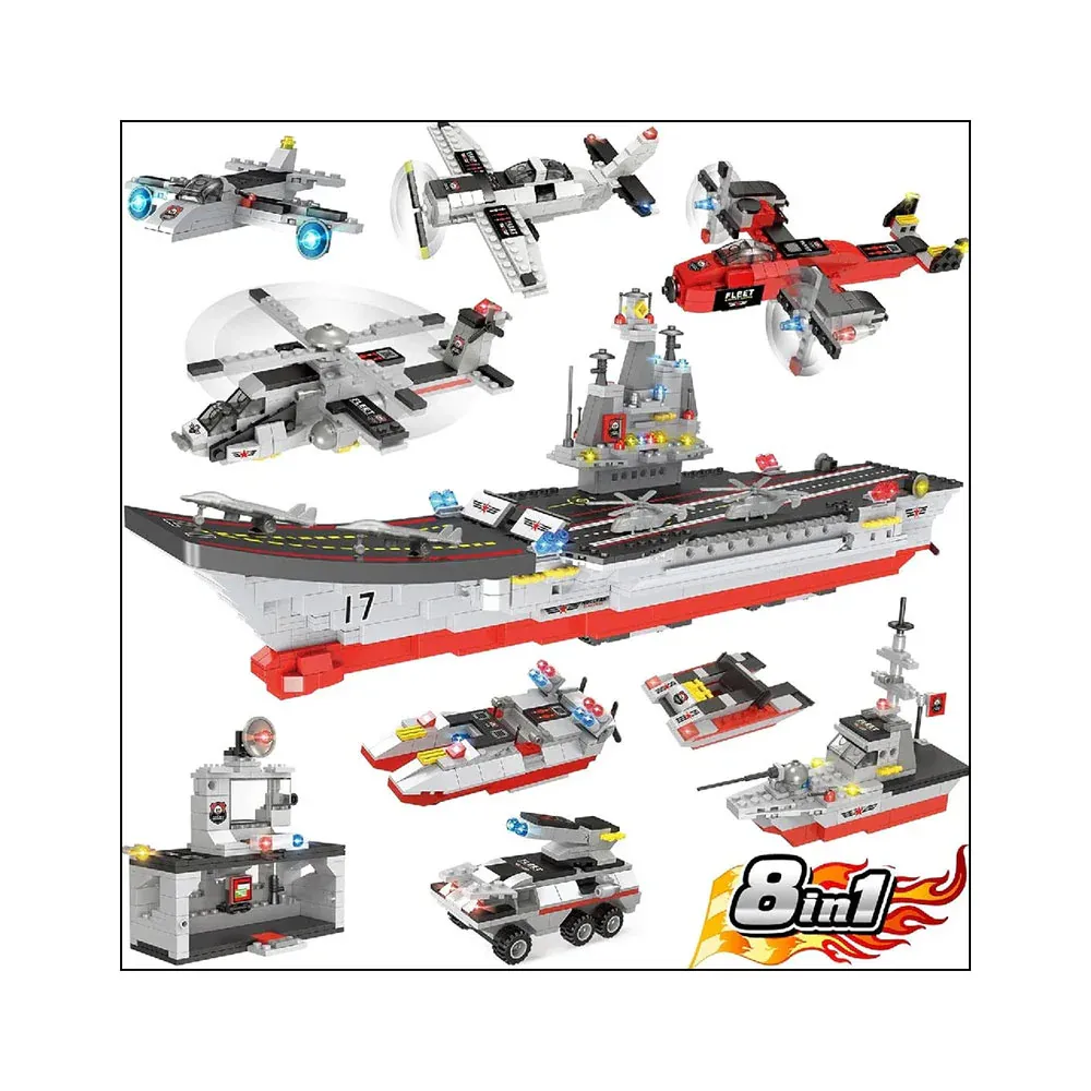 LX-A369 AIRCRAFT CARRIER BLOCKS 1334PCS