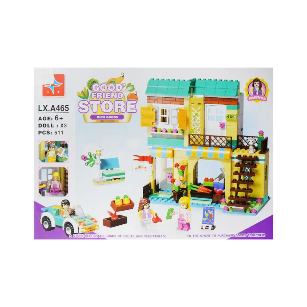 LX-A465 GOOD FRIEND STORE BLOCKS 511PCS