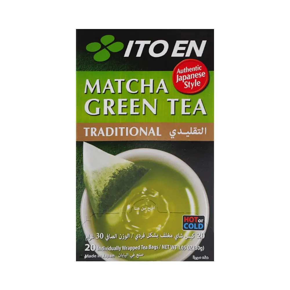 MATCHA GREEN TEA TRADITIONAL 20PCS 30GM