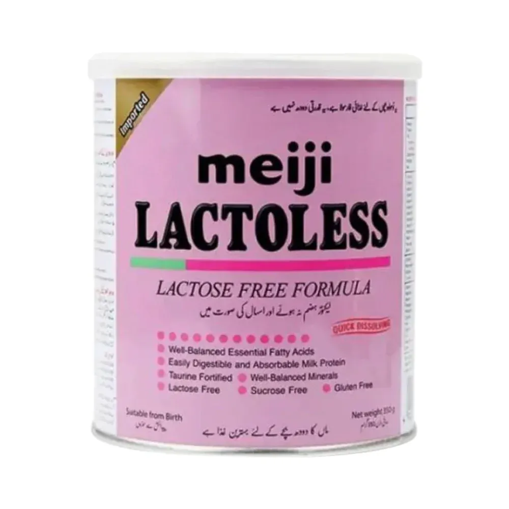 MEIJI LACTOLESS LACTOSE FREE FORMULA 350 GM
