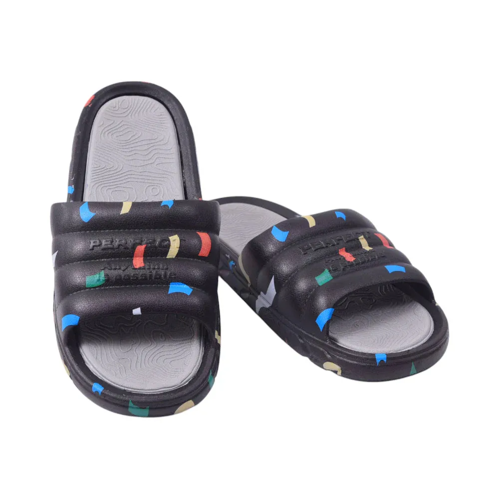 MENS SLIPPER 40 BLACK 8957+12 PVC+EVA 40-44