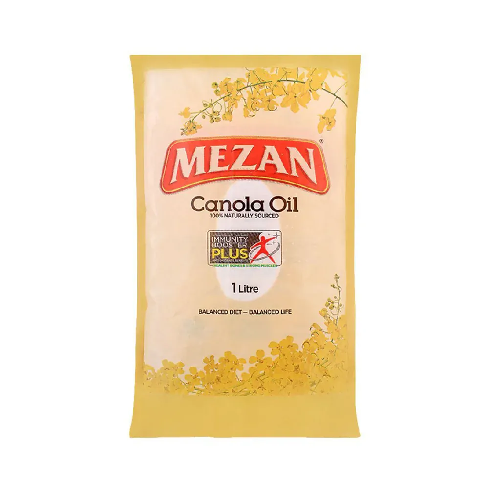 MEZAN CANOLA OIL POUCH 1 LTR