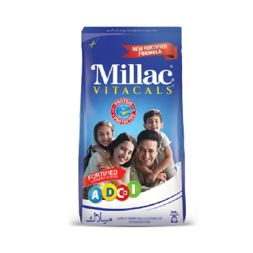 MILLAC INSTANT MILK POWDER POUCH 390 GM