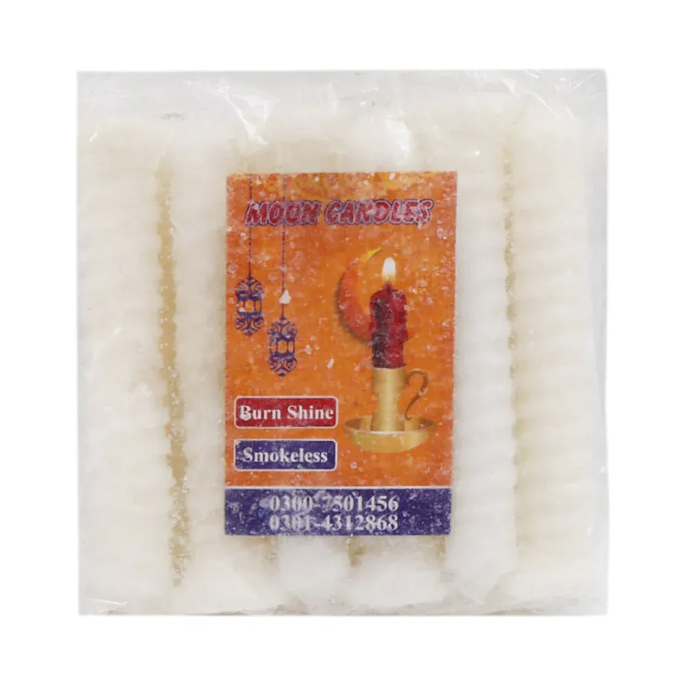 MOON CANDLES SPIRAL SMALL 12PC PACK BASIC