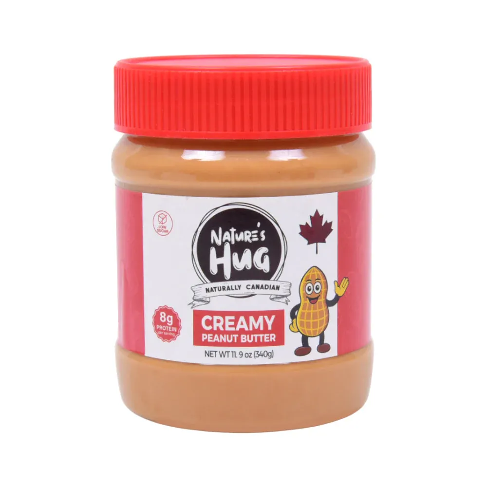 N HUG CREAMY PEANUT BUTTER 340GM