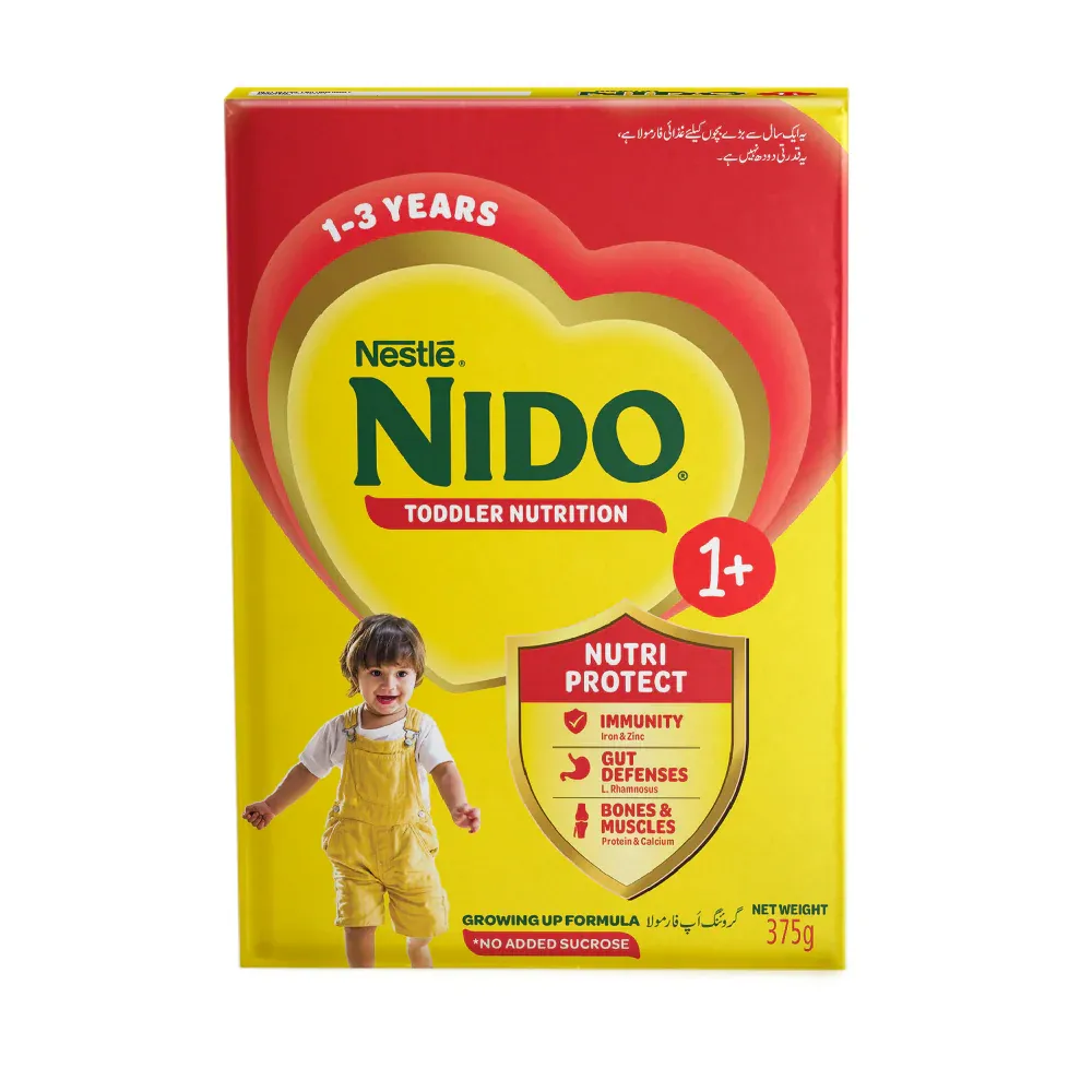 NESTLE NIDO MILK POWDER GROWING UP FORMULA 1PLUS 375 GM