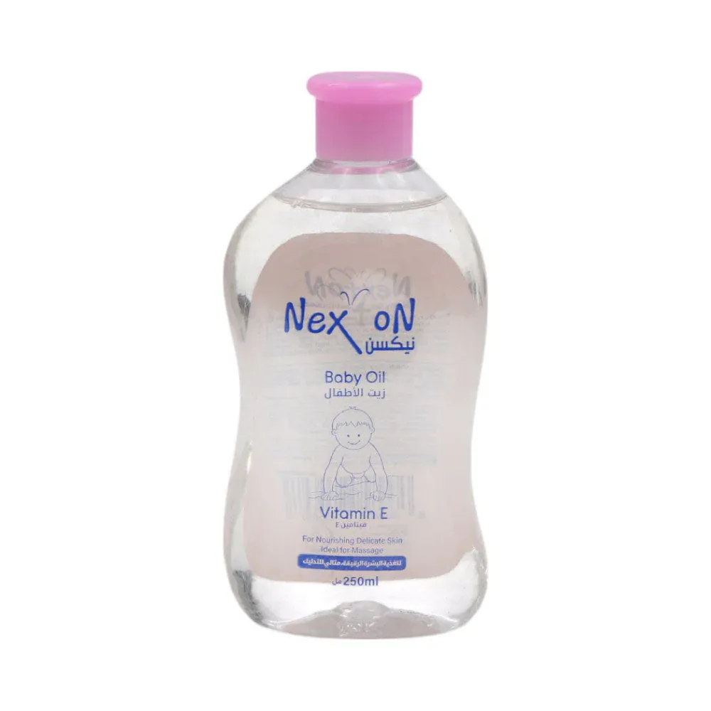 NEXTON BABY OIL VITAMIN-E PINK 250ML