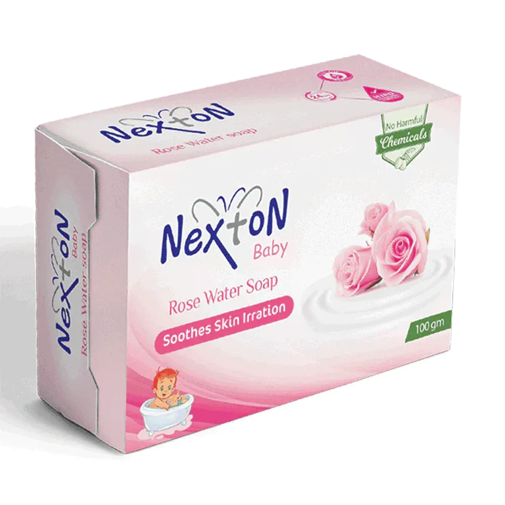 NEXTON BABY ROSE WATER SOAP 100GM