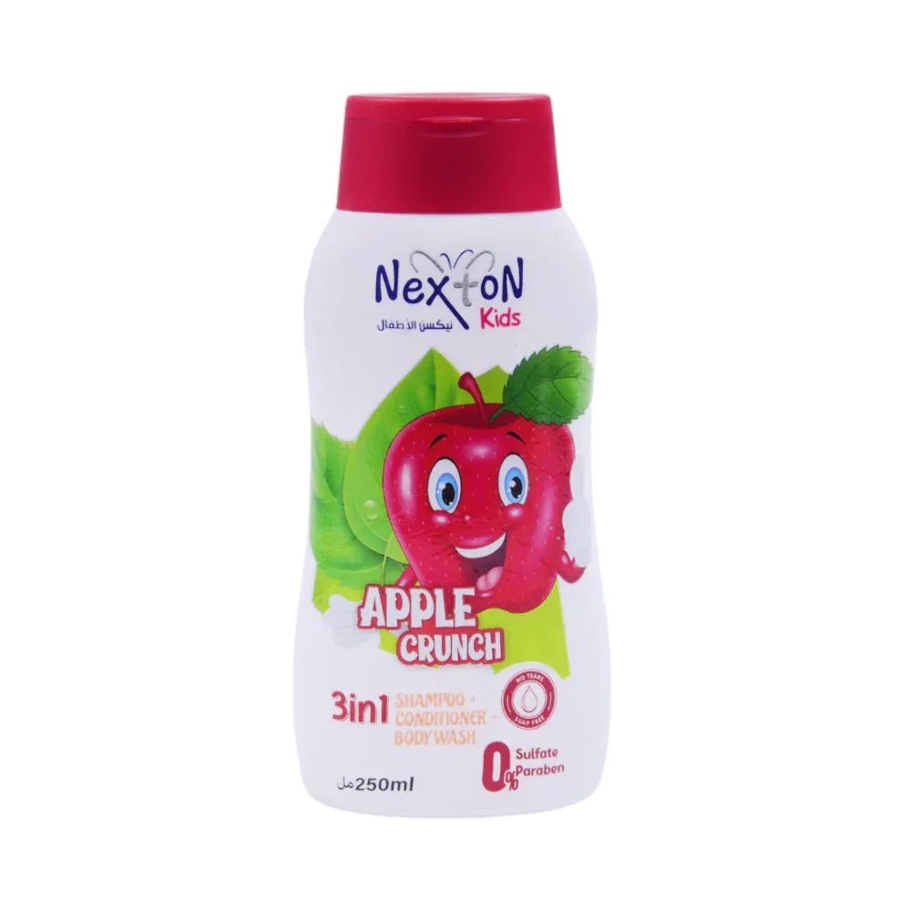 NEXTON KIDS SHAMPOO 3IN1 APPLE CRUNCH 250ML