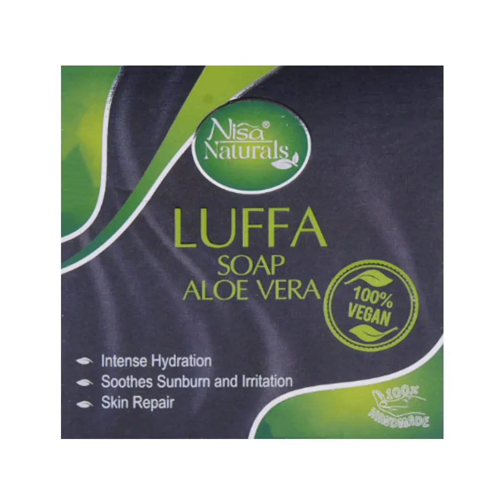 NISA NATURALS ALOVERA LUFFA SOAP 125GM