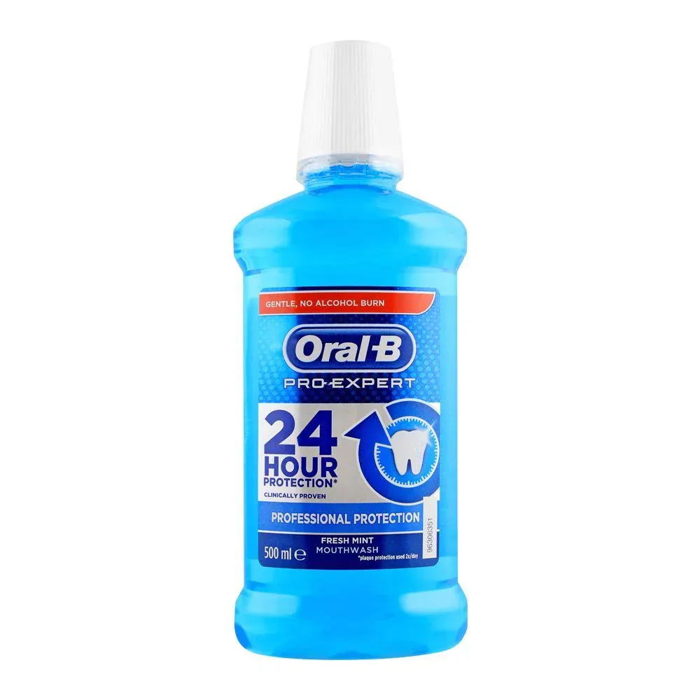 ORAL B MOUTH WASH PRO EXPERT FRESH MINT 500 ML